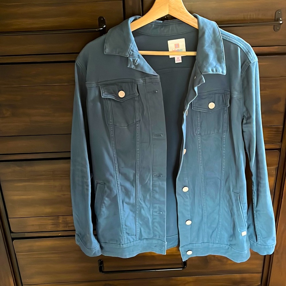 Lularoe denim jacket, size M, EUC